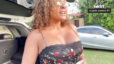 “Would you help me get home?” I fuck a Colombian Ebony MILF in public and cum inside her! Danyel Mast & Carla Morelli