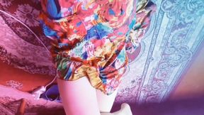 Hot Sissy Slowly Teasing Everyone Watching with Naughty Grace