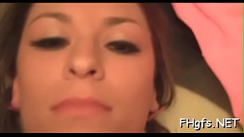 Delicious young hottie Avril gets doggstyle sex