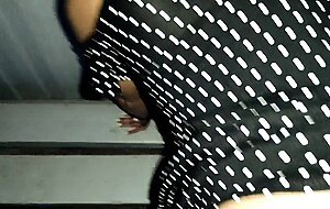 Swife katy, the puzzled baby was waiting for the train, and got a honey cock and a big cr