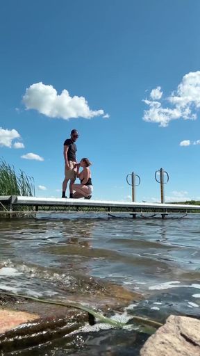 Road Head, Risky Lake Sex and Lots of Cum