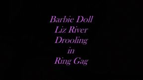 Barbie Doll Liz River Drooling in Ring Gag