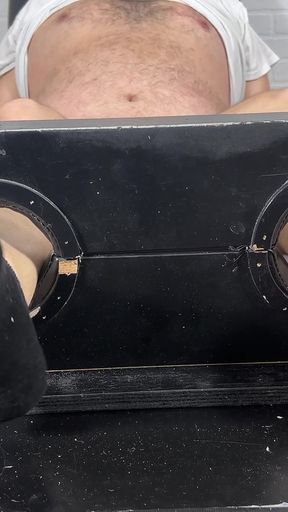 Businessman at his mercy