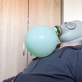 BHDL - N.V.A. GASMASK BREATHPLAY - TRAINING WITH BALLON BREATHBAG