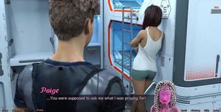 Stranded in Space - Planning a Threesome with Bisexual Girl Next Door