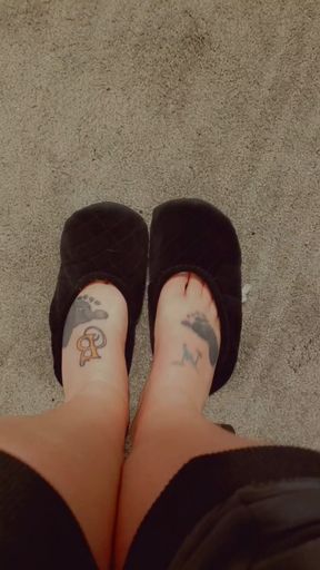 I painted my toes