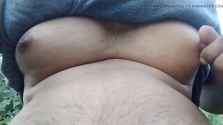 Amateur desi bangladeshi big boobs press & cock handjob outdoors indian men