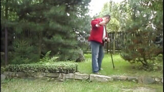 Fellatio, wytrysk, para, masturbacja ręczna, goły tyłek, starzy, starzy i młodzi, na zewnątrz – młodzi geje ruchani w dupę gołym tyłkiem