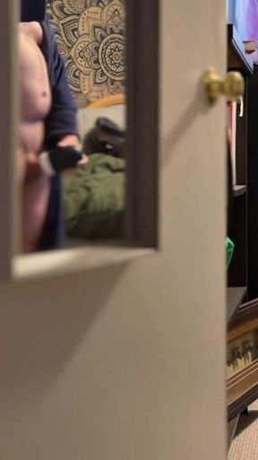 Caught him watching porn using his toy