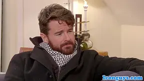 Mature Muscle Hunk Pleasured By Young Twink