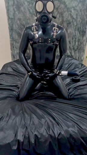 Full Rubber Suit-up Complete Latex Transformation