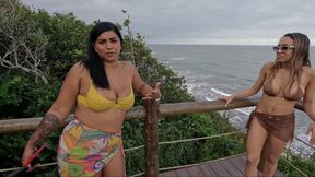 Me and My Friend Making Out Live on the Beach.