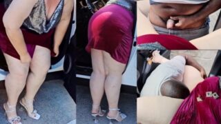 Blowjob, creampie, anal, cumshot, cum &#8211; POV public of big ass MILF PAWG slut getting fucked by big cock