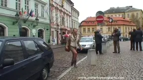 Older Man Meets Hot Chick At Pub For Steamy Back Alley Fuck Fest