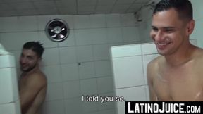LatinoJuice.com - Gay latino Faisul succumbs to handsome Liams enormous fat penis