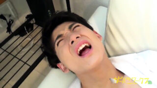 ぶっかけ, 筋肉 &#8211; 痩せた日本人ゲイのアナルファック