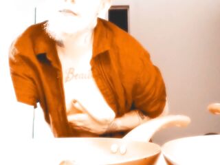 FTM Pre Op Topless Kitchen Solo POV