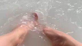 Give me your cum on my feet