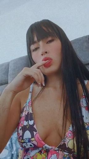 💻🔥 My beautiful tits peek out while I work on my PC