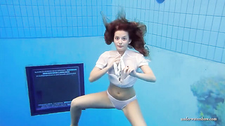 Yummy assets Zuzanna sunk underwater