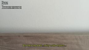 30 minutes listening to sexual noises from neighbors (in Spanish) and me shooting thick cumloads!