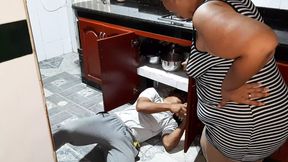 "Fucking the guy who fixes my kitchen"