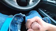 jerking off in my car