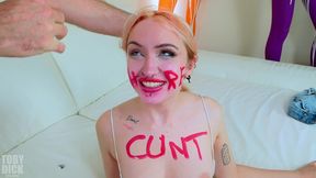 kitty marie - piss whore cunt degraded by old man