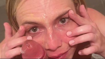 BEHIND THE SCENES! Super American Slut Rebel Rhyder asked Leo Casanova to cum in her eyes in the toilet after the scene