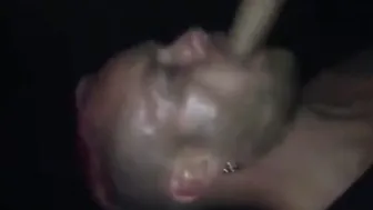 Bear sucks off tourist daddy in Amsterdam darkroom
