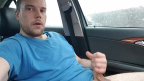 Playing with myself in the car