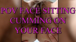 Face Sitting POV! Masturbating on your Face!