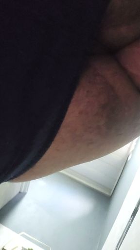 Morning anal dildo fun