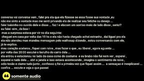 (Audio) esposa traindo no carro com amigo do trabalho cuckold , hotwife