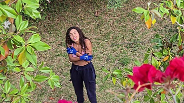 NEW VIDEO!! MY NEIGHBOR IS FOLLOWING ME... SO TURNED ON 🥵