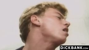 Blond Gay Takes Massive Dick in Public Toilet