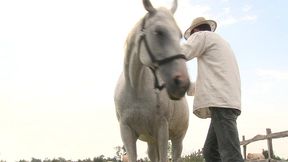 riding bareback is something this sexy girl from the farm aspires to, but for now she ll...