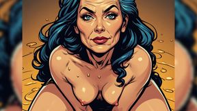 Sticky Honey Babes Retro Comic Art