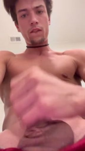 Freshly shaved hole and uncut cock