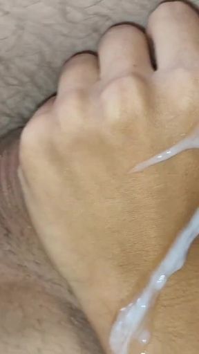 Key moment from "A sissy femboy  took a big cock with cum on a smooth ass!"