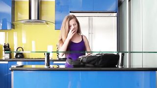 Step-Dad's Slutty Daughter - Step Dad Fucks & JIZZES On Teen Face