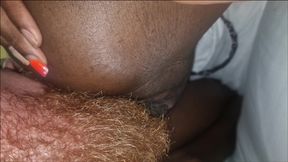 How to Calm Down Your Ebony Stepsister - Asslicking!