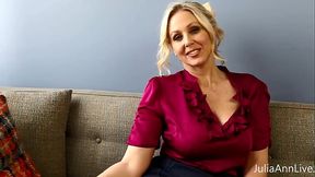 Baddest &amp_ Hottest Teacher! Julia Ann Pleasures Her Both Holes!