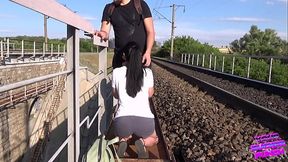 We Wanted To Fuck On The Train, But We Were Almost Caught!