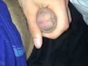 Wanking Big Soft Male Cock In Bed