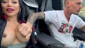 Chris Diamond's huge cock pounds Asian babe CJ Miles' tight pussy