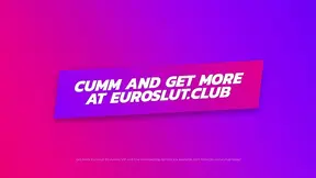 Nympho Euroslut gets off with a satisfying solo session
