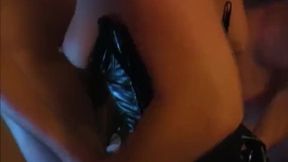 Natalie K Blowjobs and wanks 3 guys same time at home Gangbang swing party