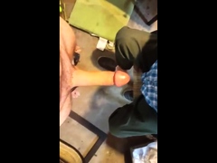 A springtime garage blowjob