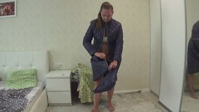 Playing with zippers on my coats 3 b